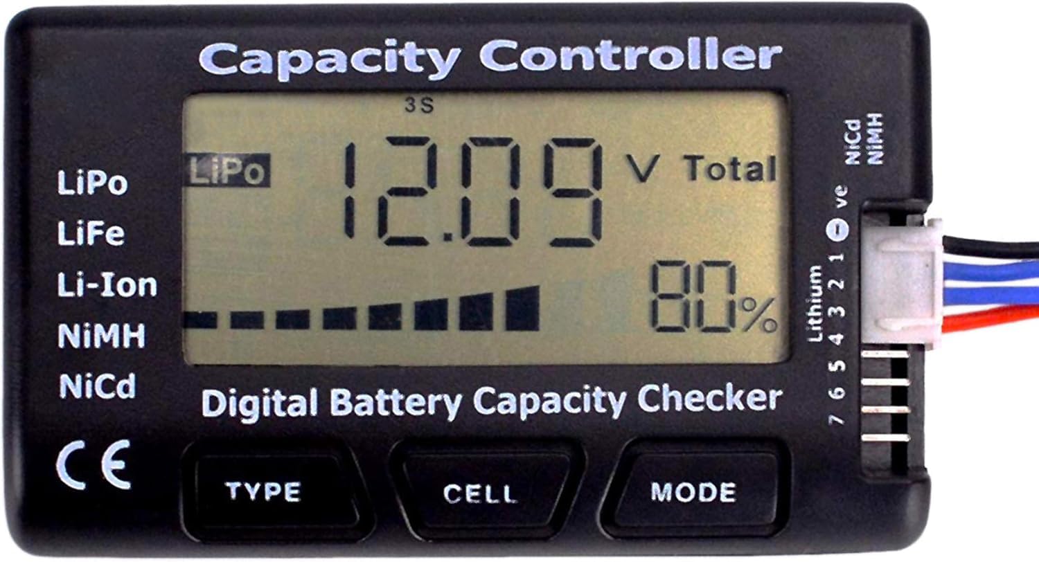 Rc Cellmeter 7 Digital Battery Capacity Checker Controller Tester Voltage Tester For Lipo Life Li Ion Nimh Nicd Cell Meter